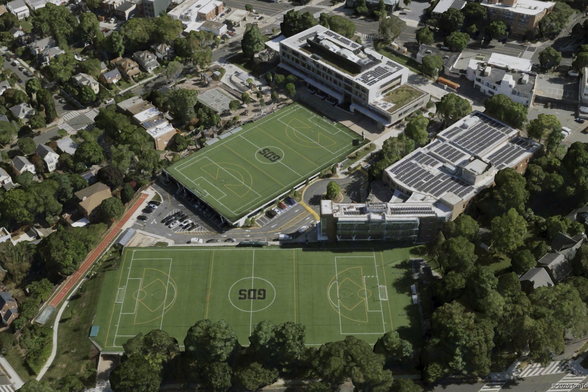 Aerial image of GDS Lower Middle School